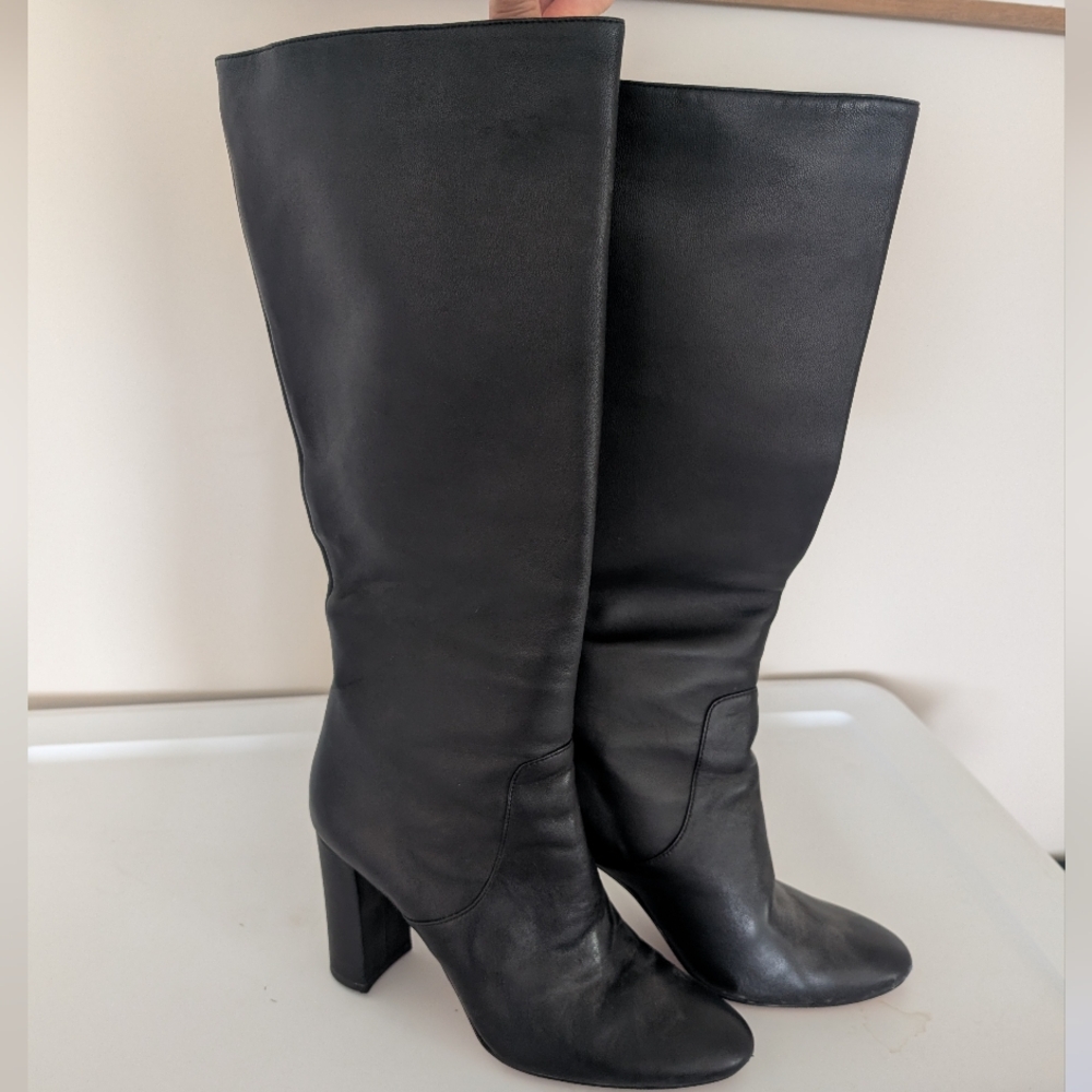 J Crew Black Knee-High Women's Boots